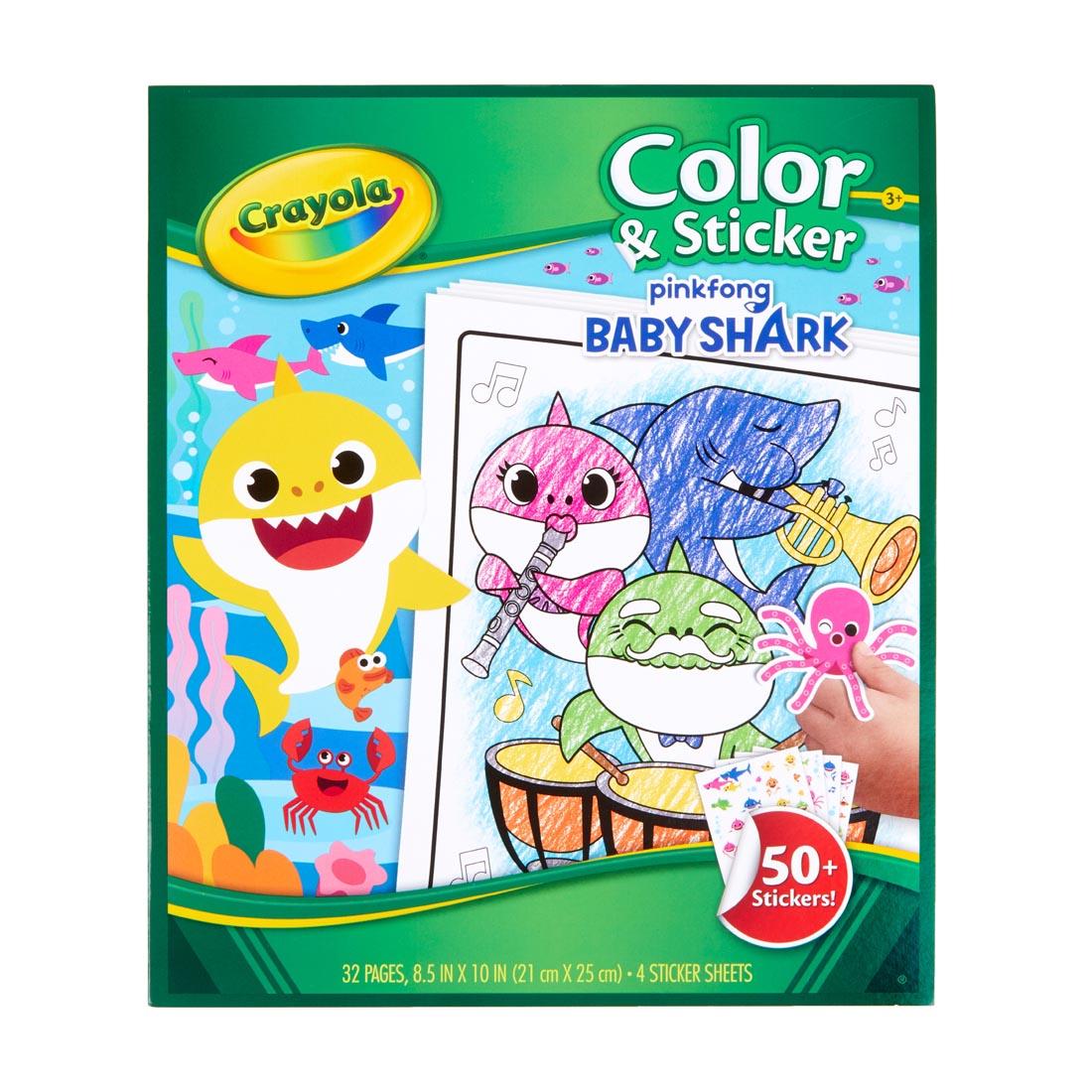 Crayola Baby Shark Color & Sticker Pages