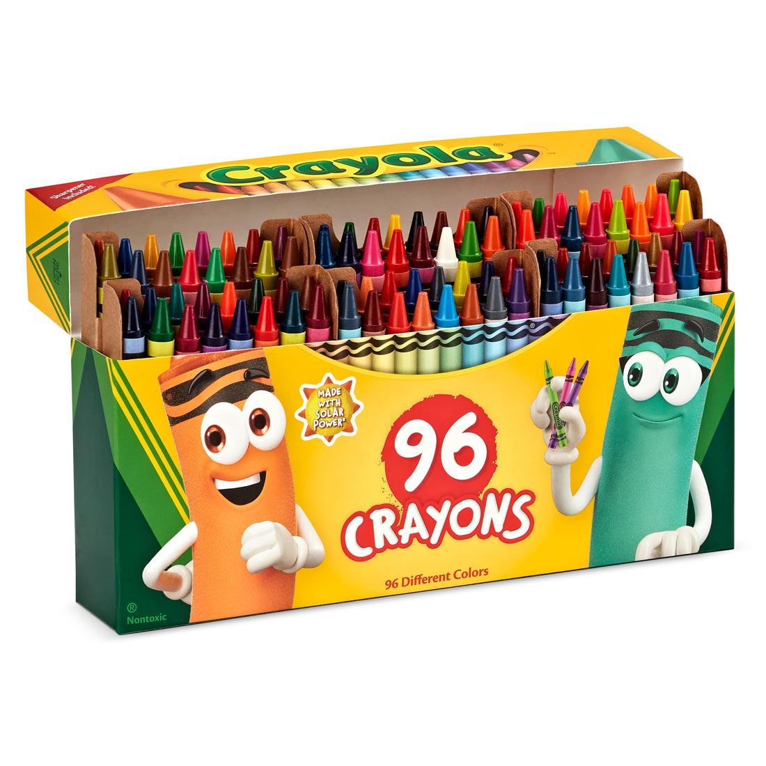 box of 96 Crayola Crayons