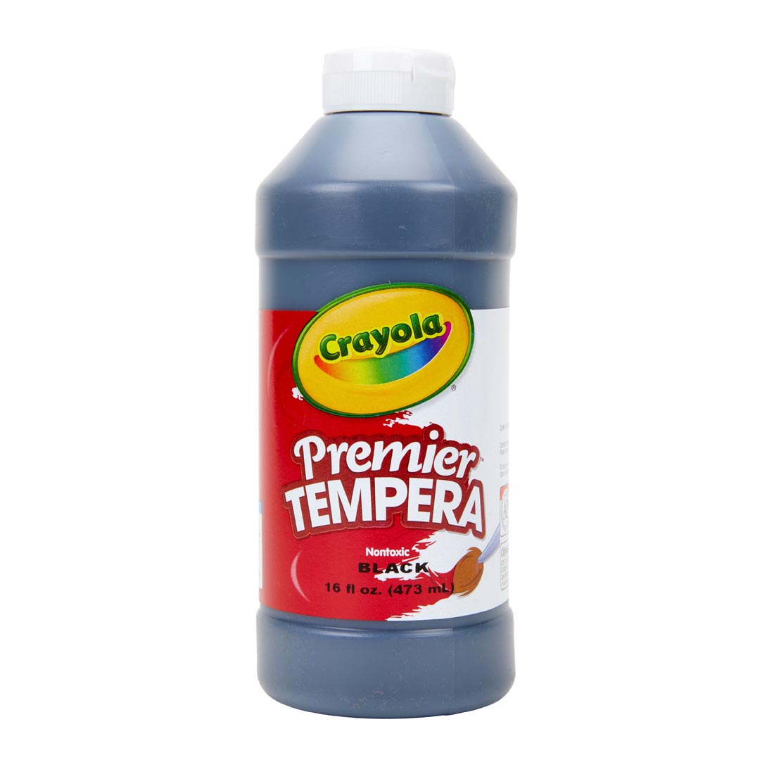 Bottle of Black Crayola Premier Tempera Paint