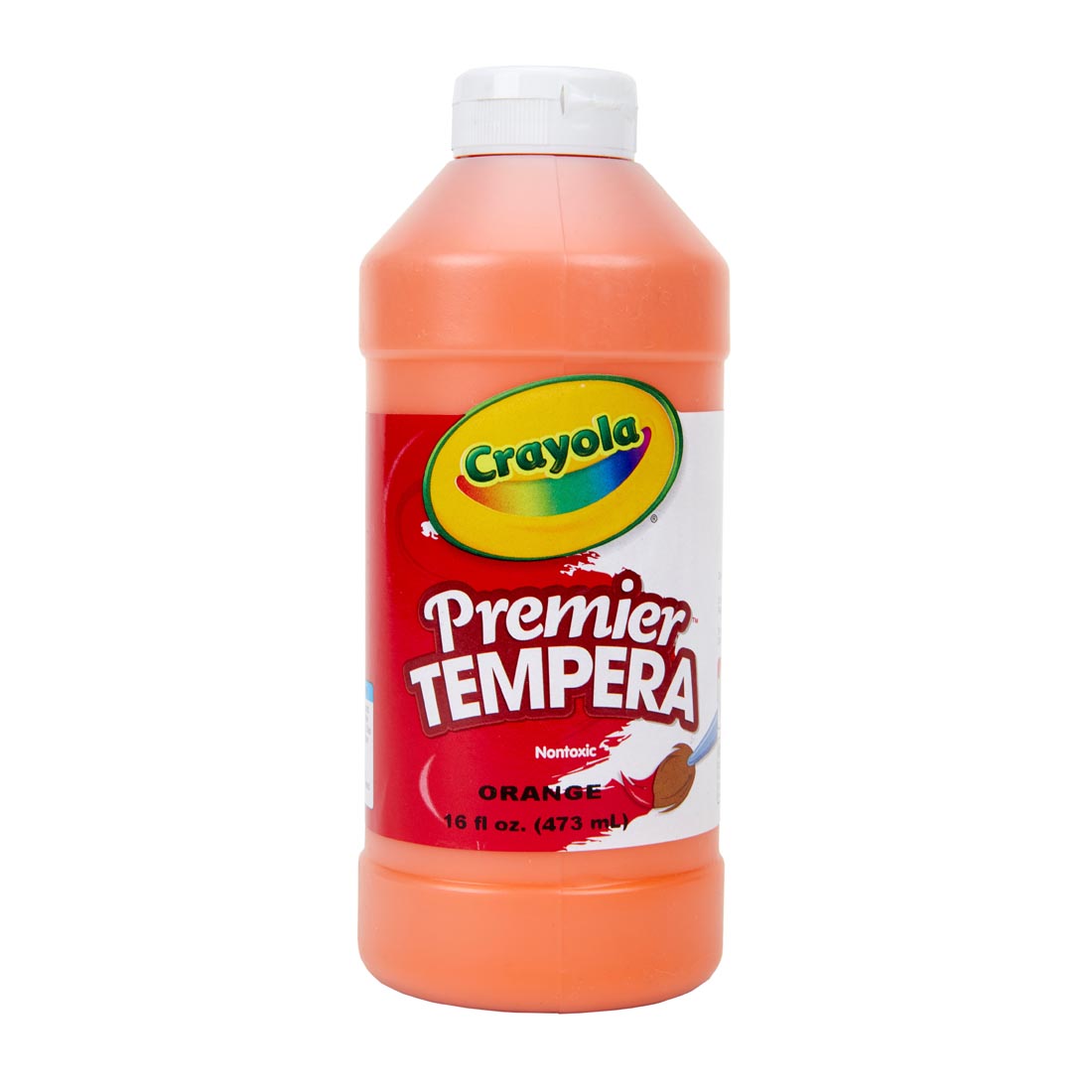 Bottle of Orange Crayola Premier Tempera Paint
