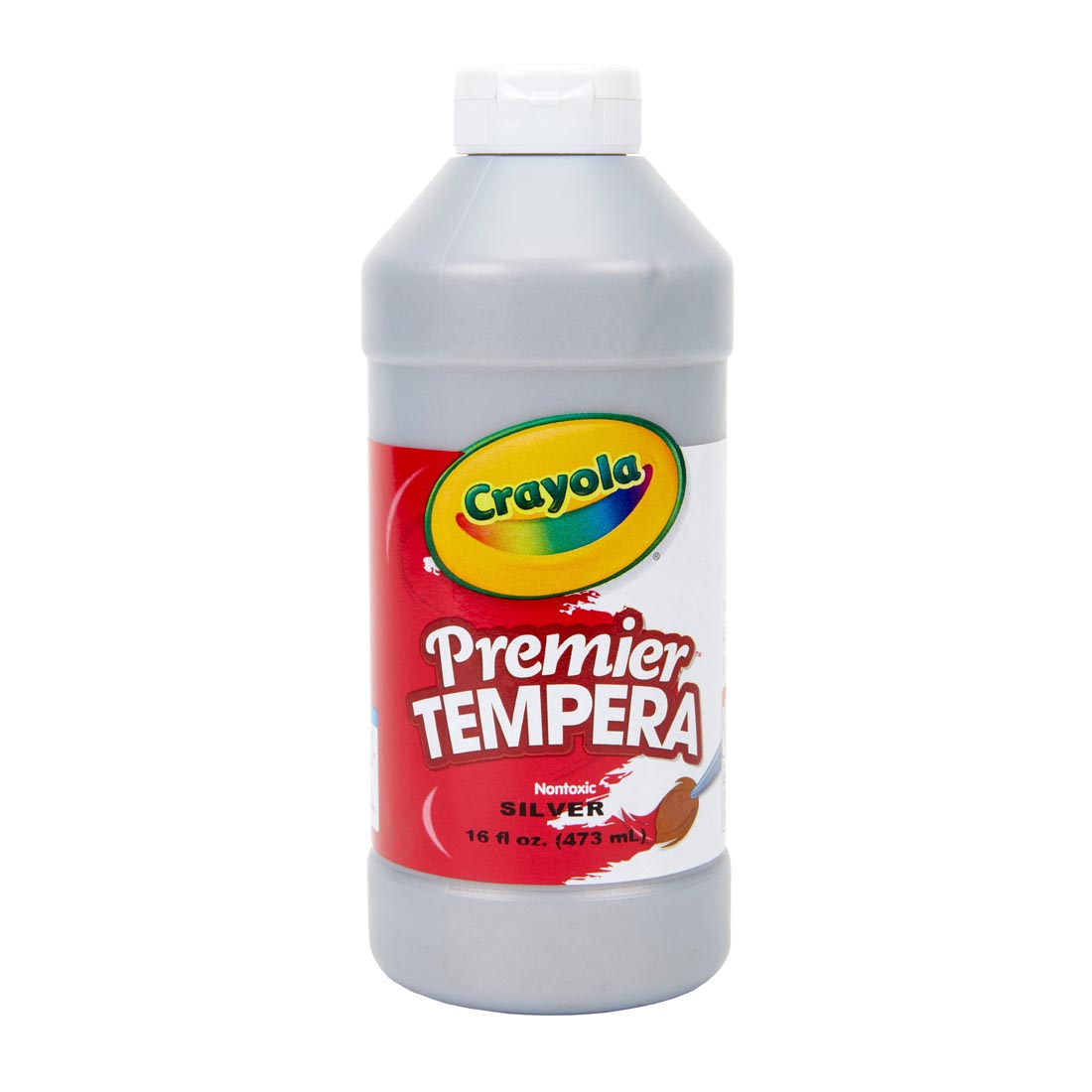 Bottle of Silver Crayola Premier Tempera Paint