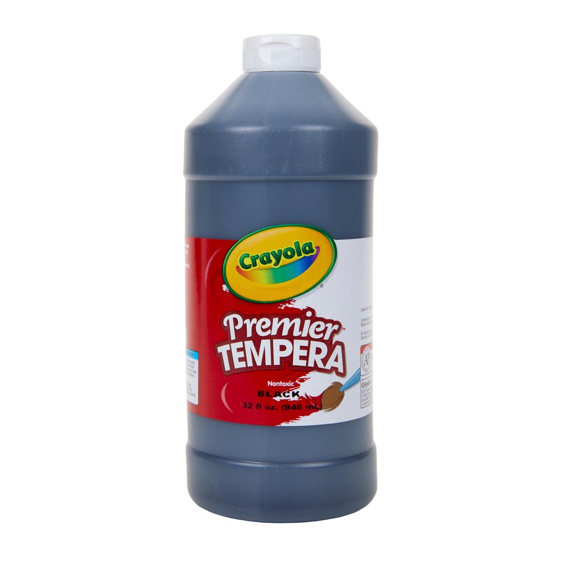 Bottle of Black Crayola Premier Tempera Paint