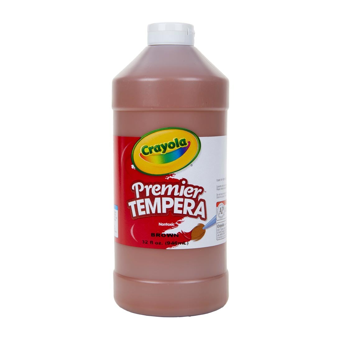 Bottle of Brown Crayola Premier Tempera Paint