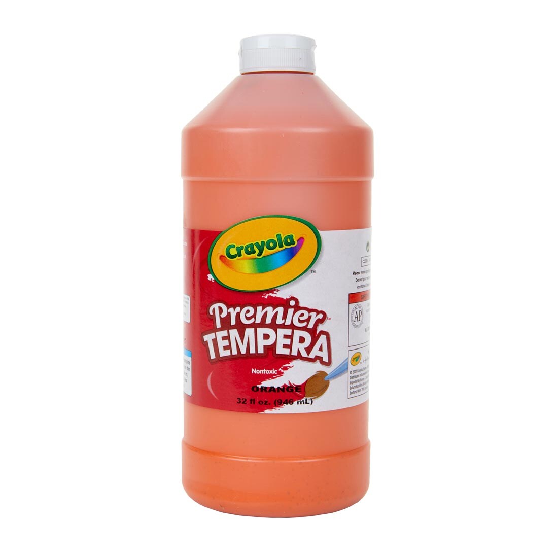 Bottle of Orange Crayola Premier Tempera Paint