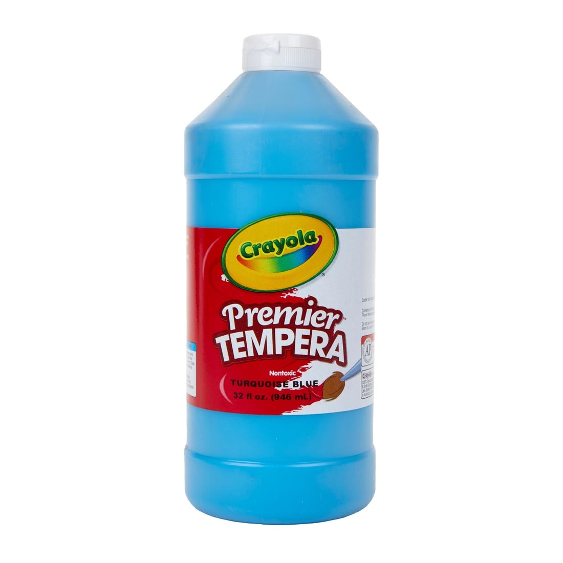 Bottle of Turquoise Crayola Premier Tempera Paint