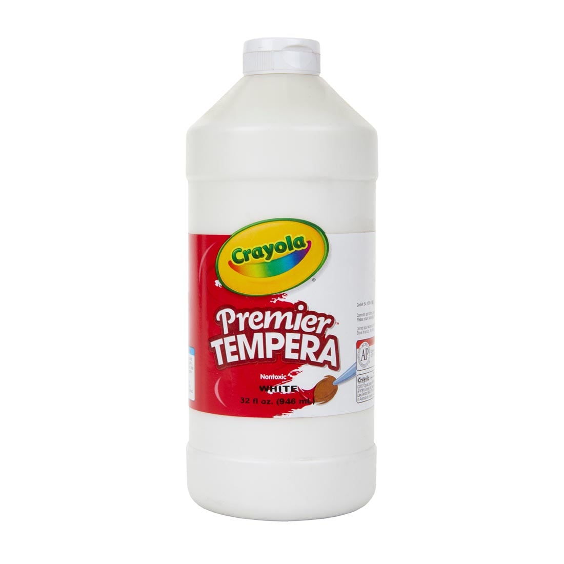 Bottle of White Crayola Premier Tempera Paint