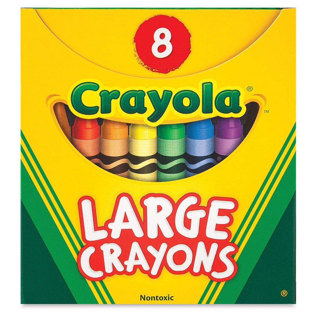 Box of 8 Crayola Large Crayons