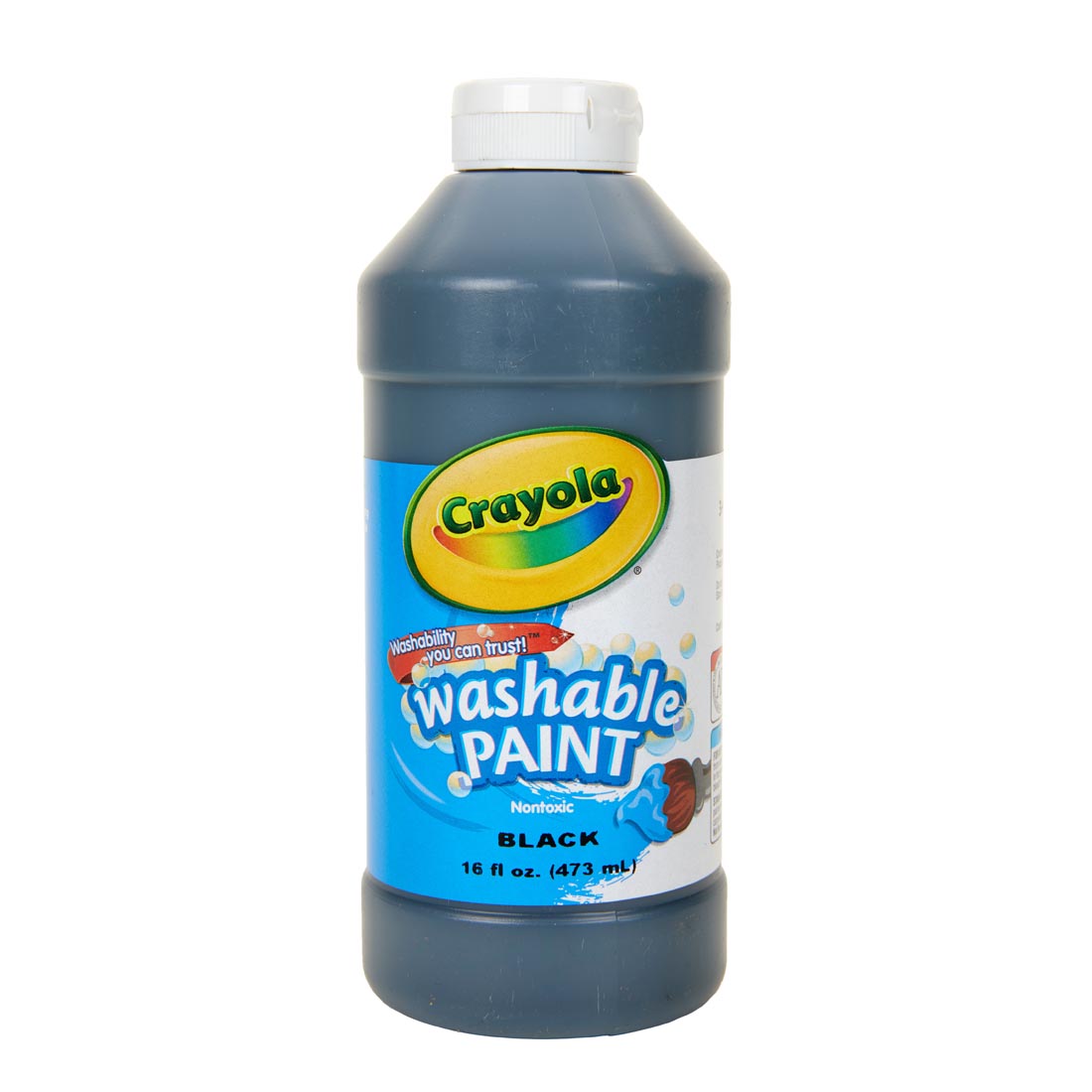 Bottle of Black Crayola Washable Paint