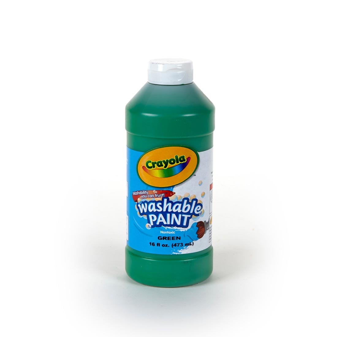 Bottle of Green Crayola Washable Paint