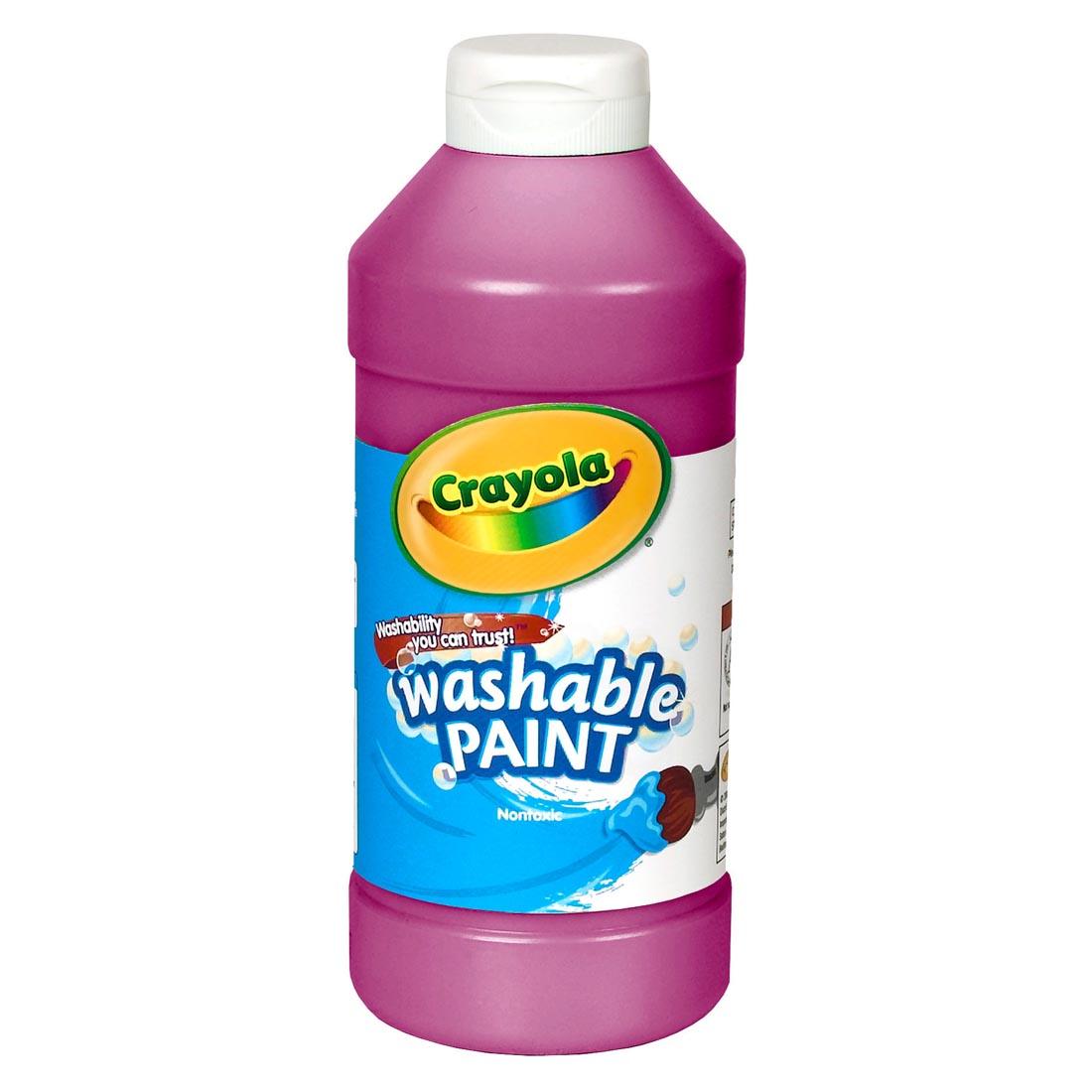 Bottle of Magenta Crayola Washable Paint