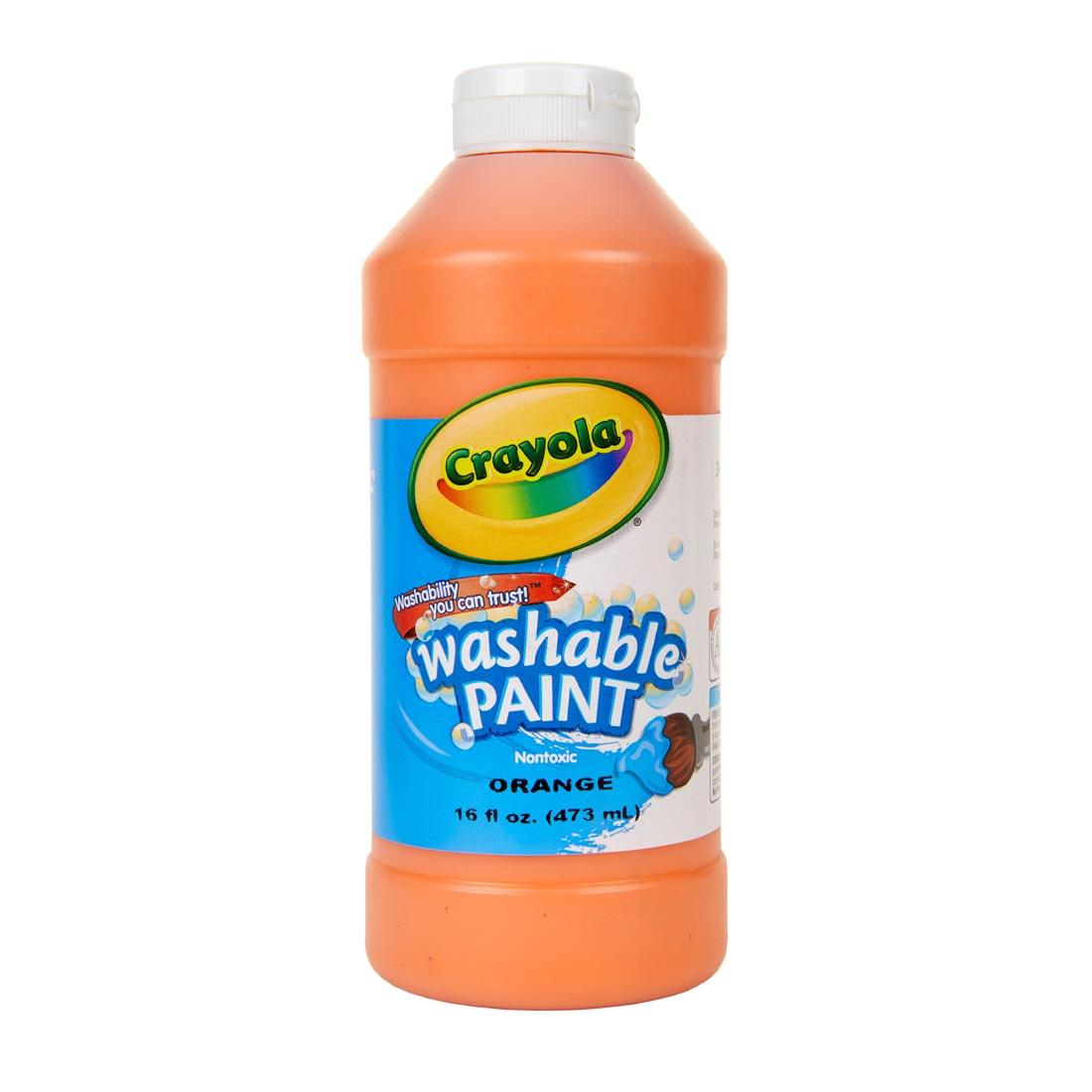 Bottle of Orange Crayola Washable Paint