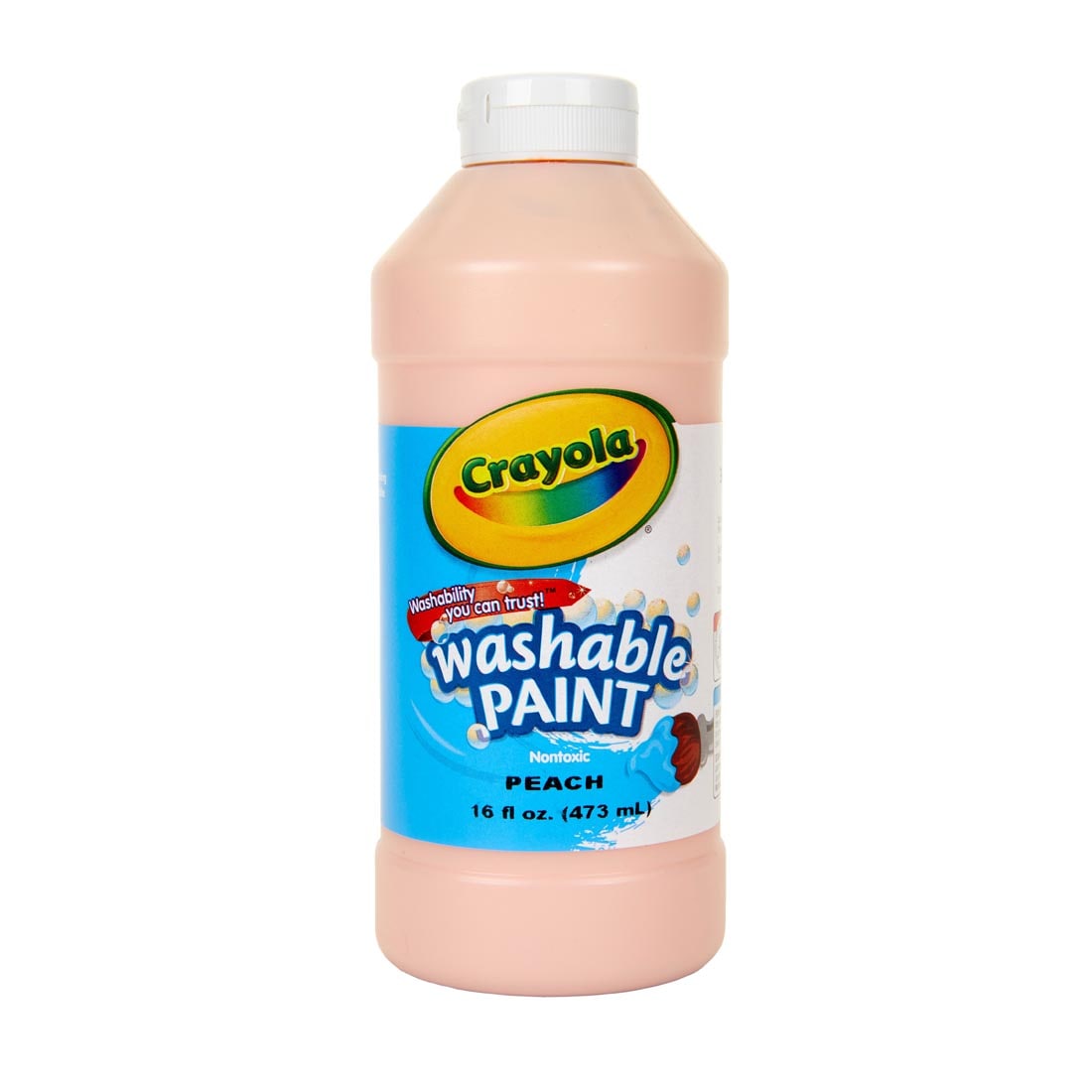 Bottle of Peach Crayola Washable Paint