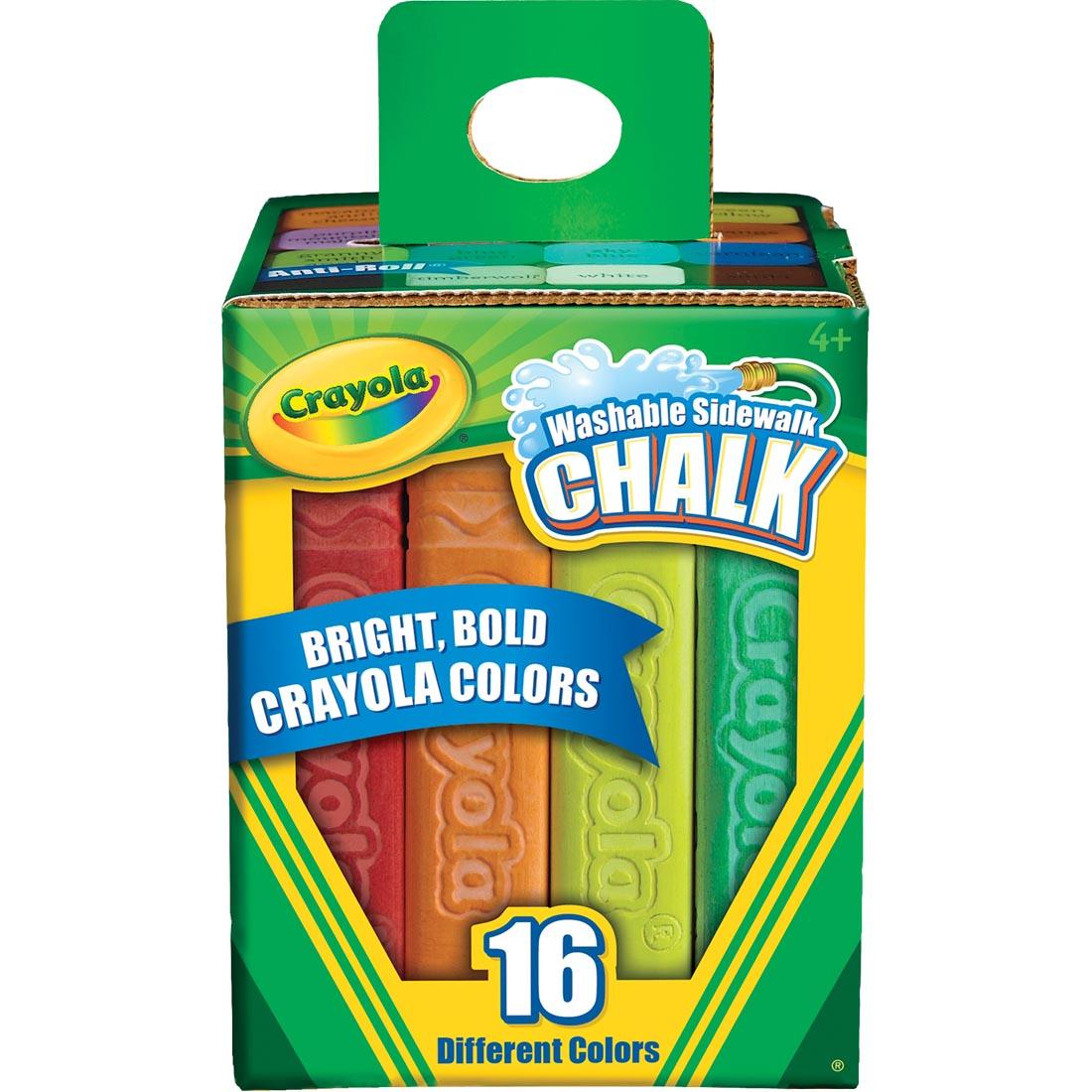 Box of Crayola Washable Sidewalk Chalk