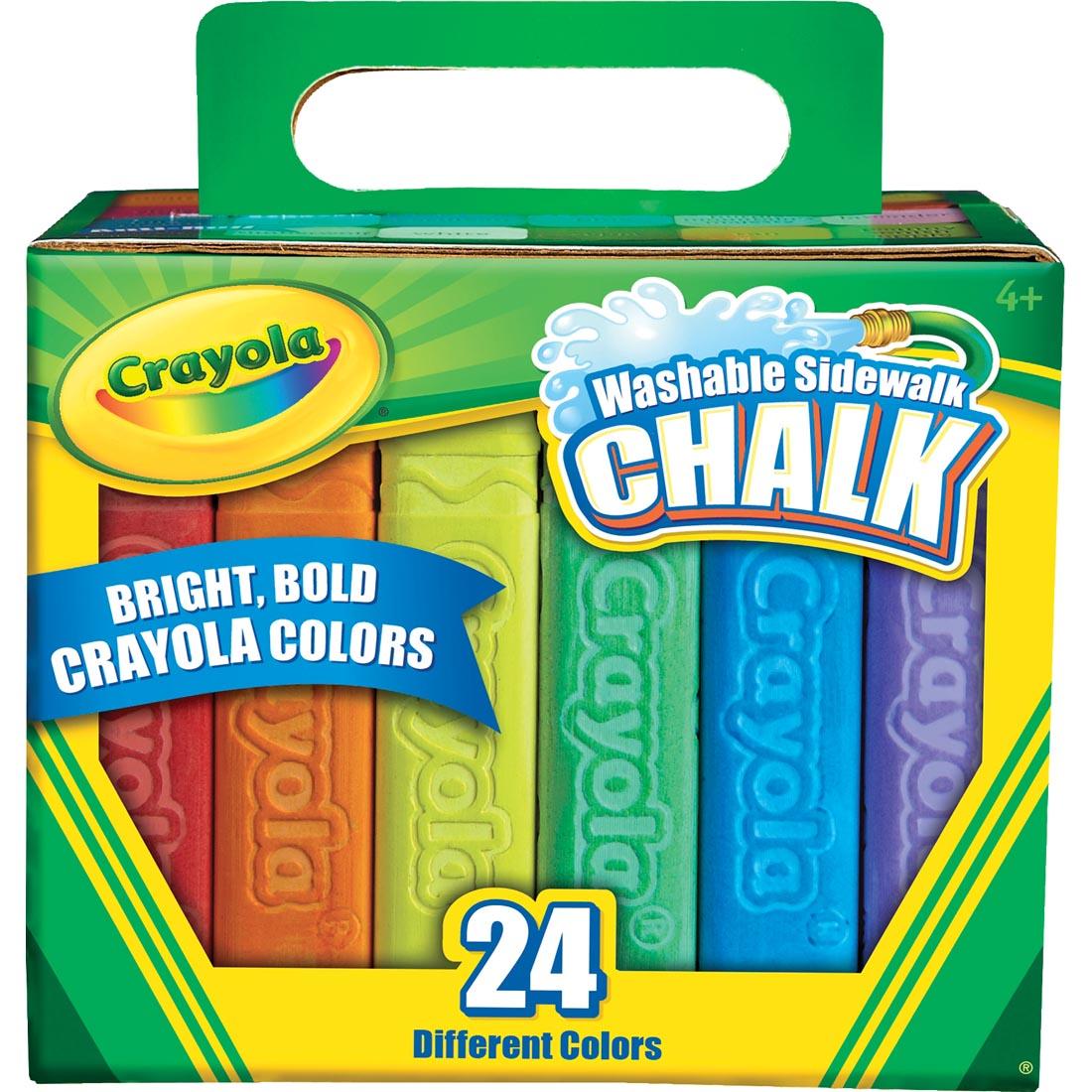 Package of Crayola Washable Sidewalk Chalk