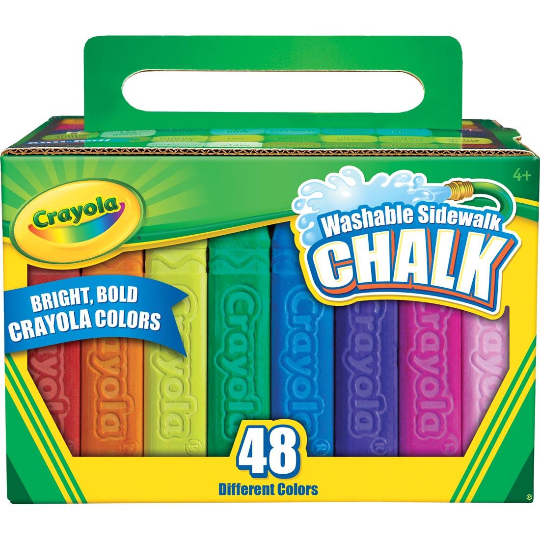 Package of Crayola Washable Sidewalk Chalk