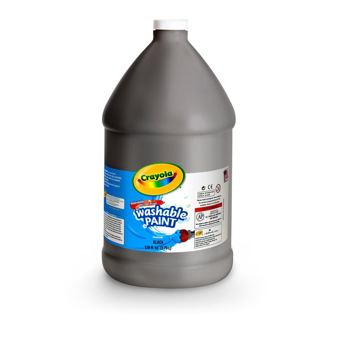 Gallon Jug of Black Crayola Washable Paint