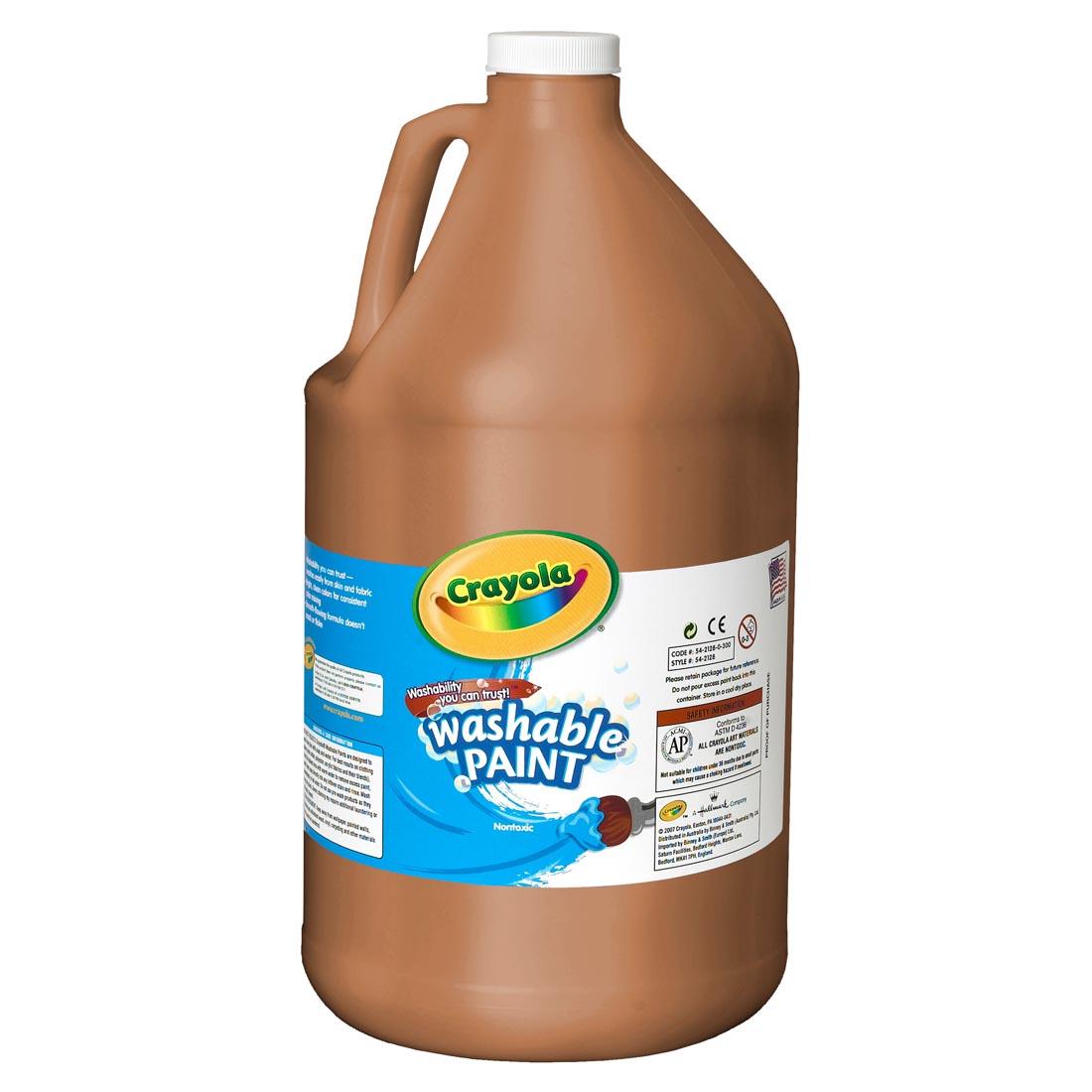 Gallon Jug of Brown Crayola Washable Paint