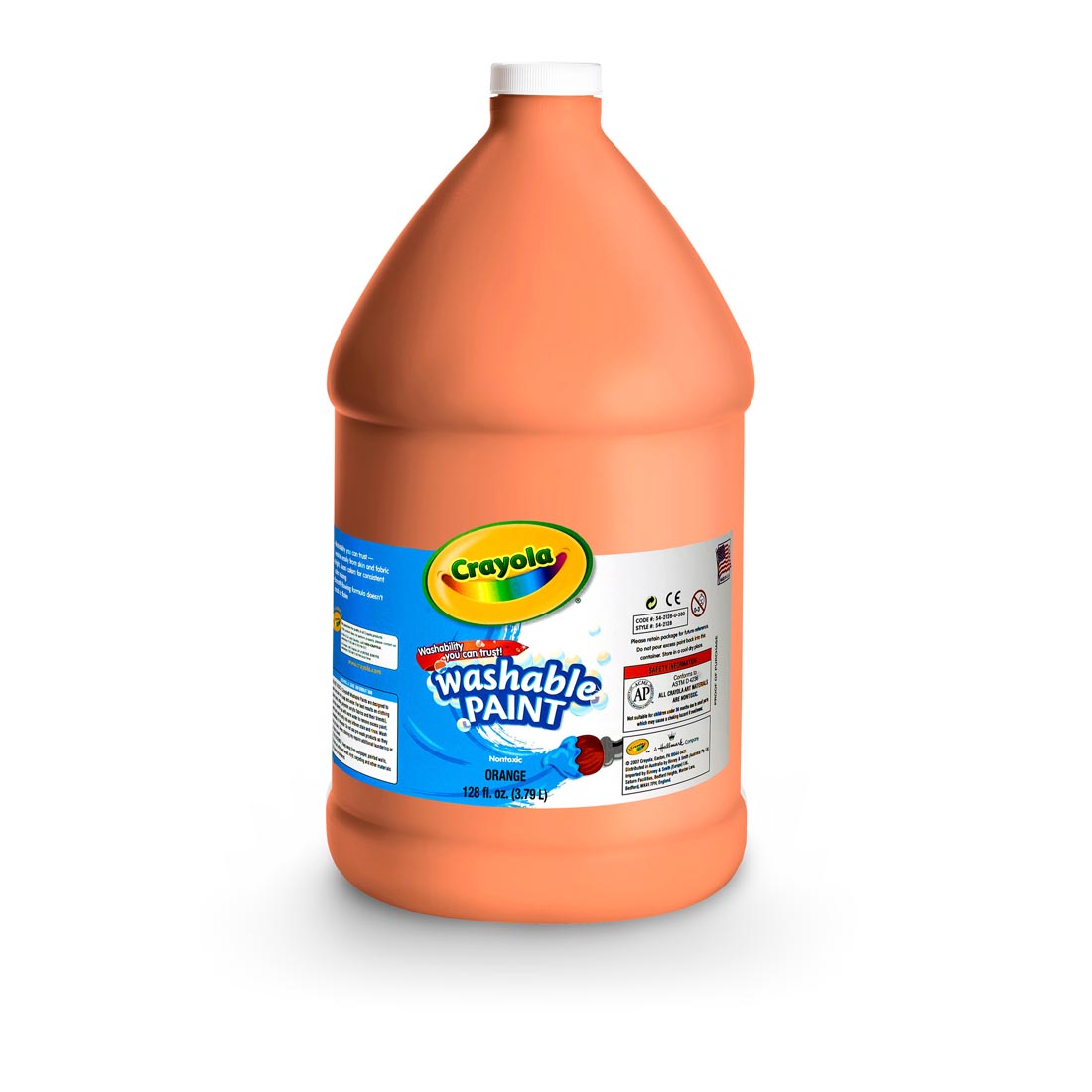 Gallon Jug of Orange Crayola Washable Paint