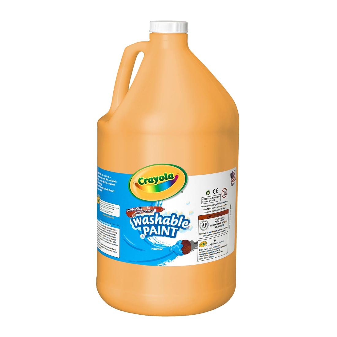 Gallon Jug of Peach Crayola Washable Paint