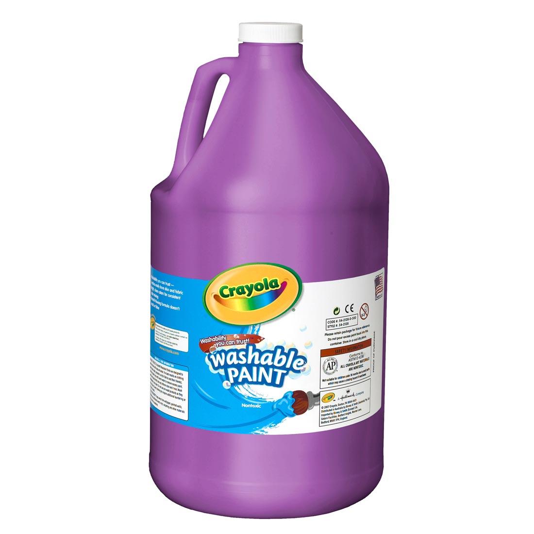 Gallon Jug of Violet Crayola Washable Paint