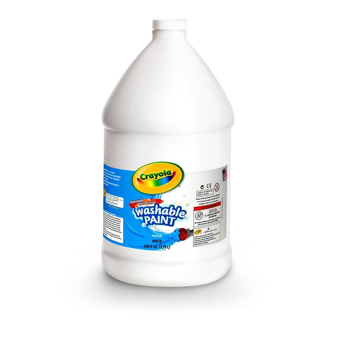 Gallon Jug of White Crayola Washable Paint