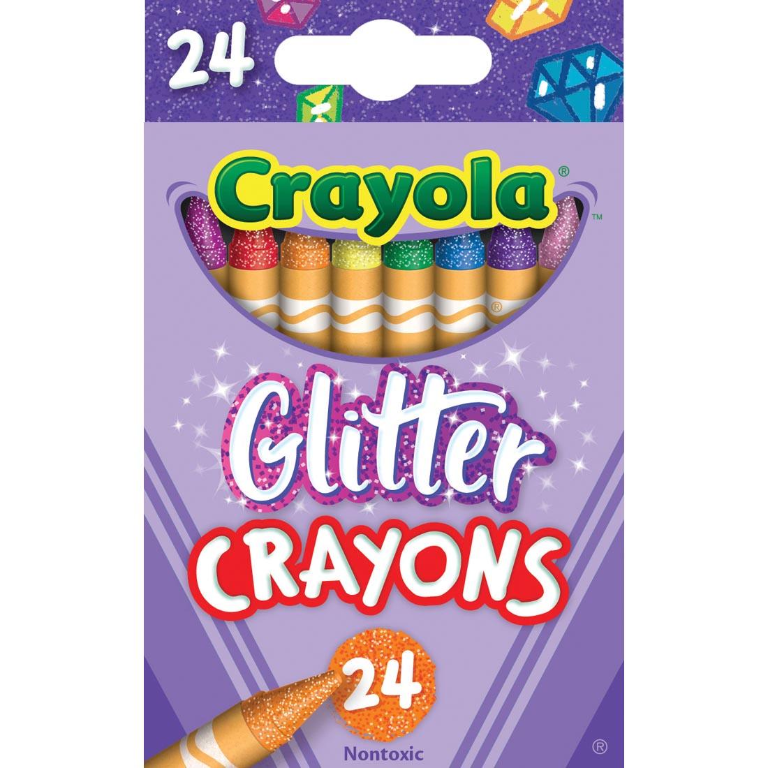 24 Crayola Glitter Crayons
