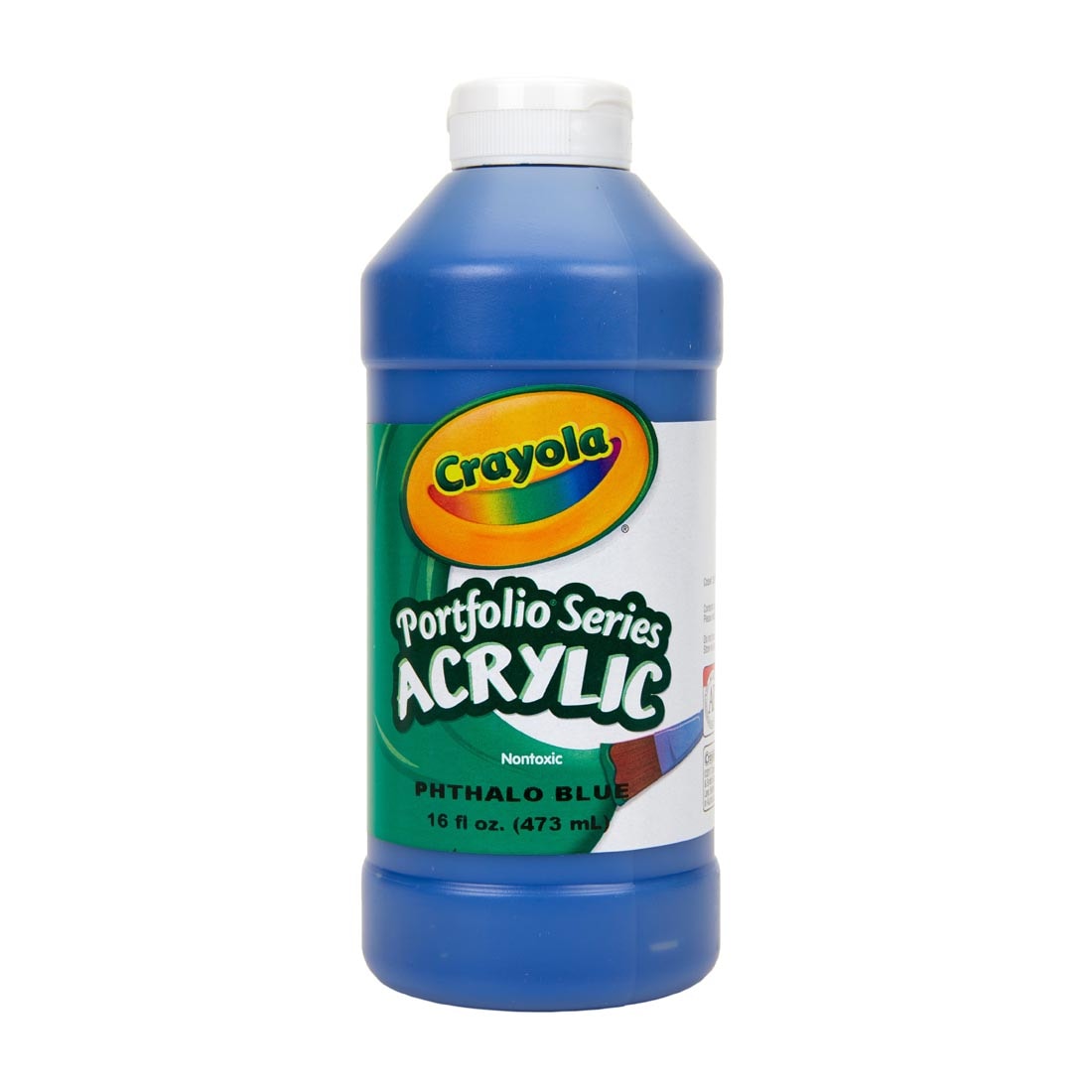 Bottle of Phthalo Blue Crayola Portfolio Series Acrylic Paint