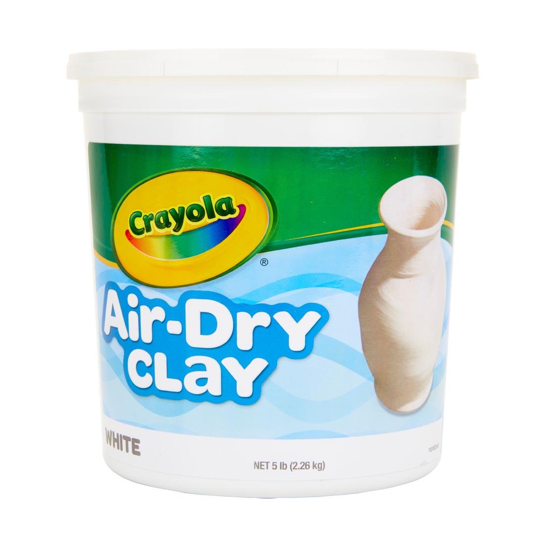 Tub of White Crayola Air-Dry Clay