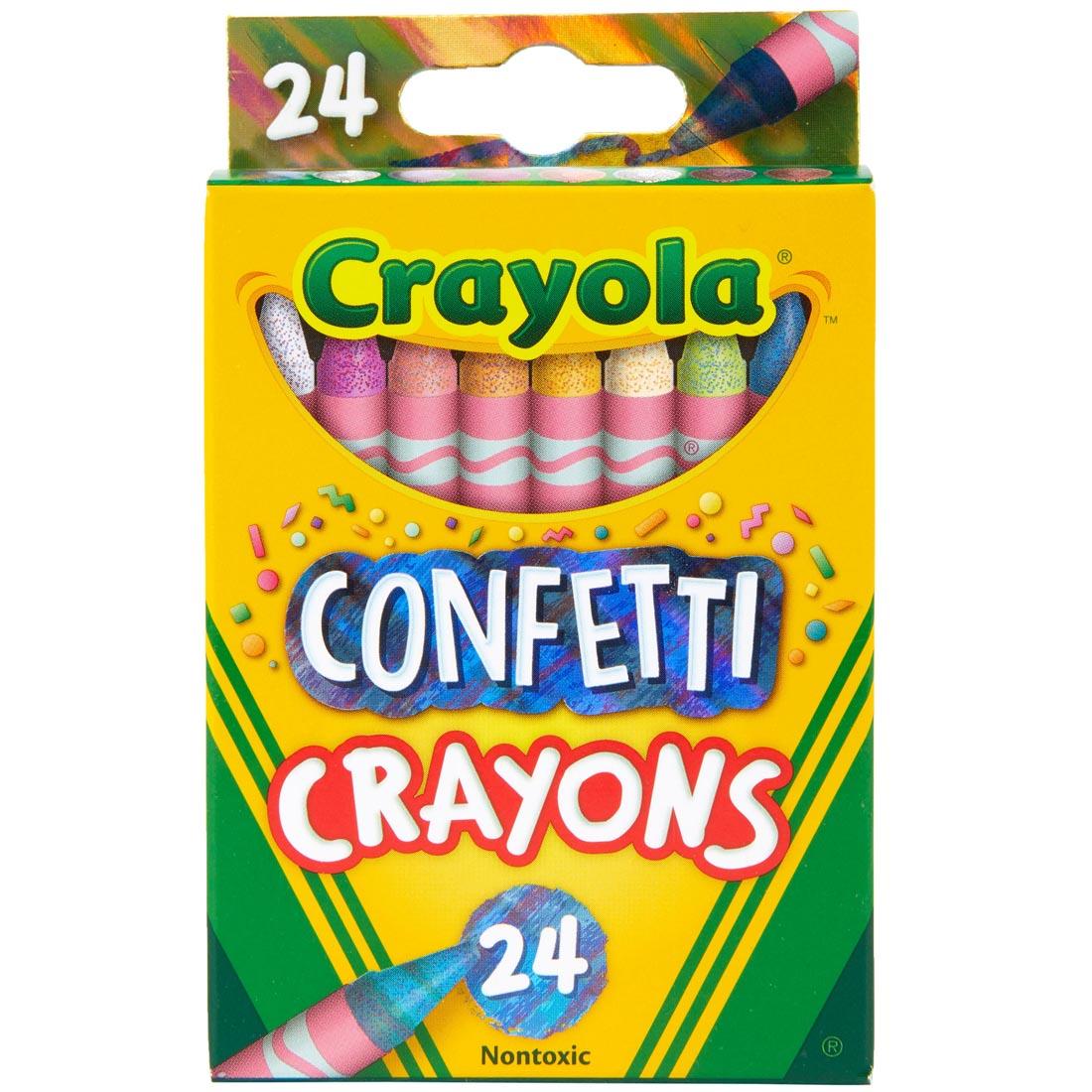 Package of 24 Crayola Confetti Crayons