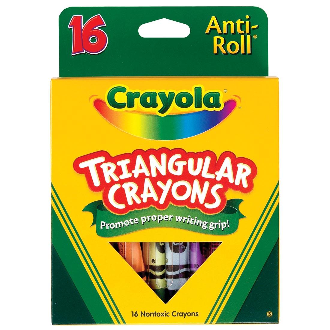 Package of Crayola Triangular Crayons 16-Color Set