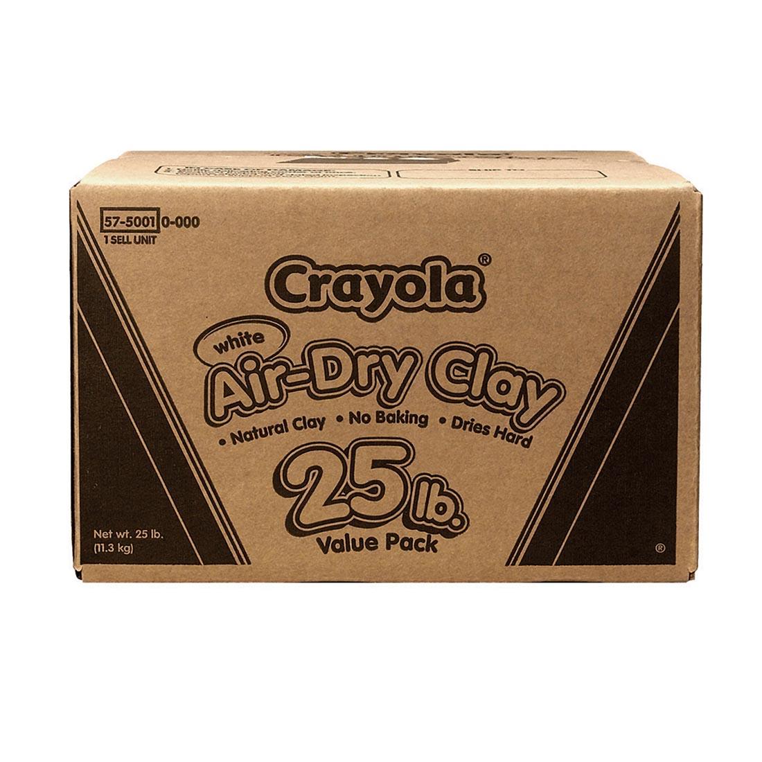 25 pound box of Crayola White Air-Dry Clay