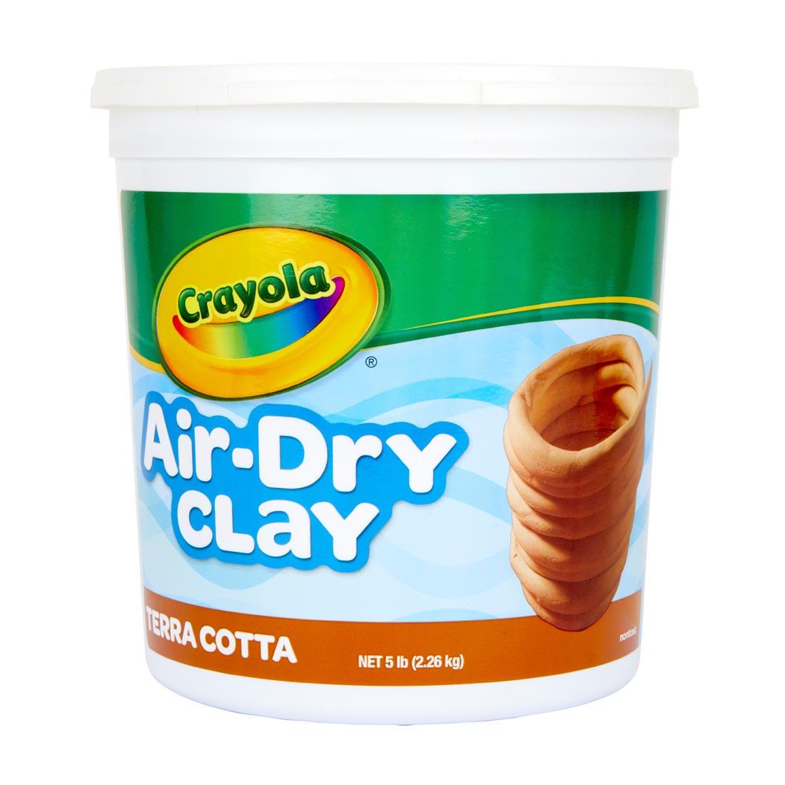 5 lb. tub of Terra Cotta Crayola Air-Dry Clay
