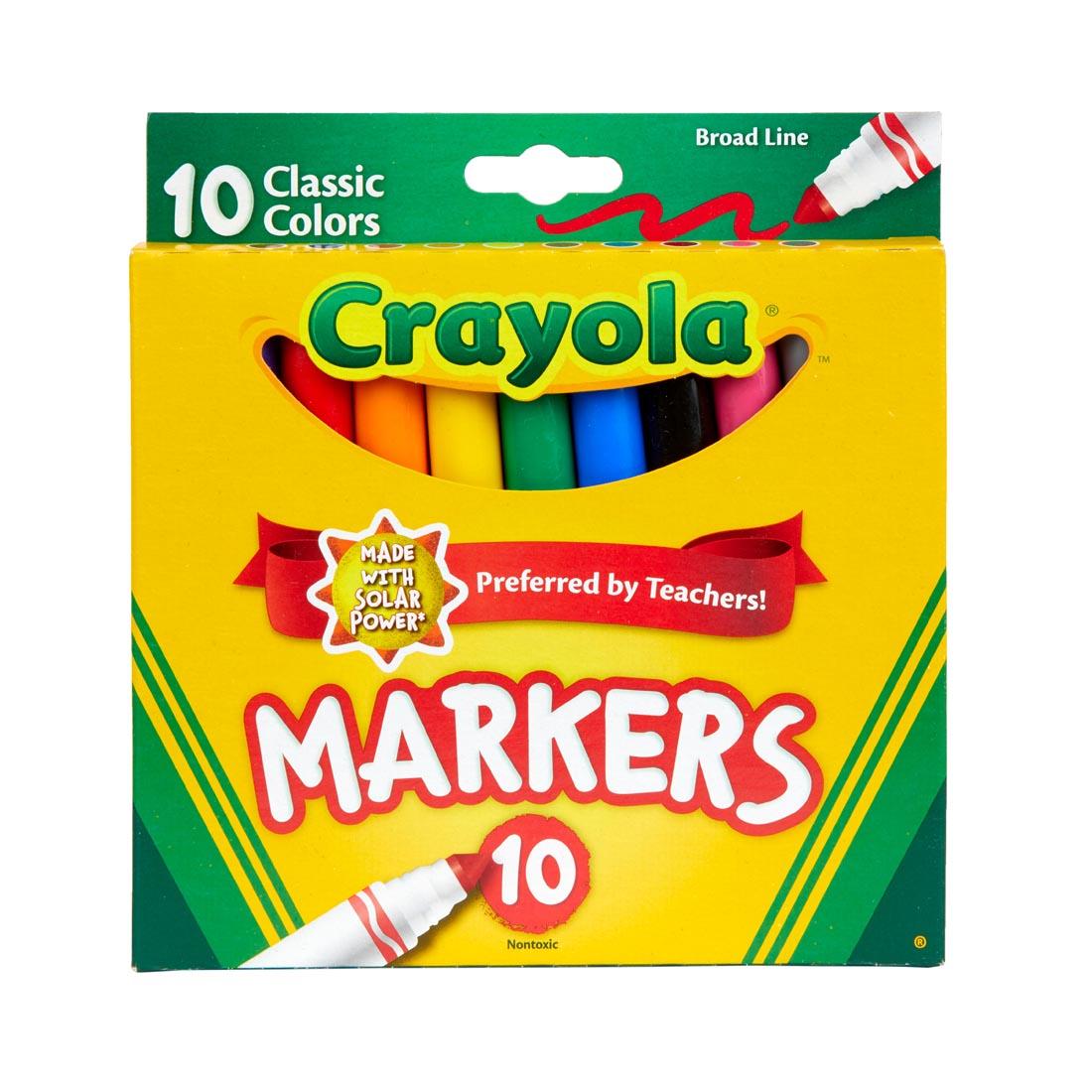 Crayola Broad Line Markers 10-Color Set