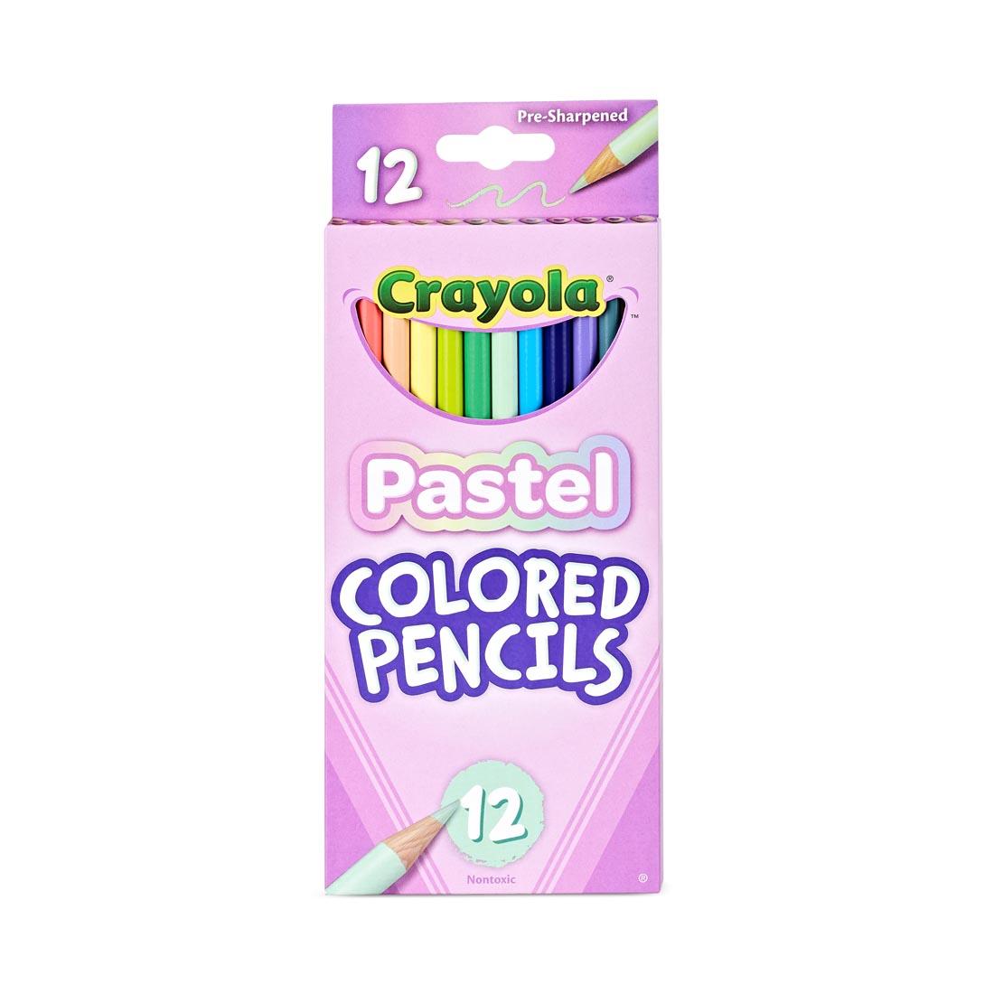 Crayola Pastel Colored Pencils 12-Color Set