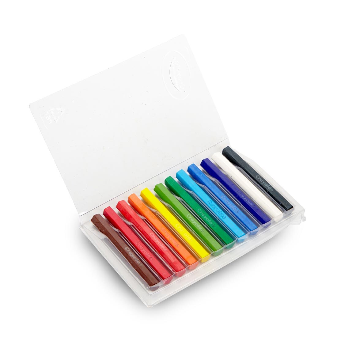 The 12 Crayola Color Sticks Set shown open