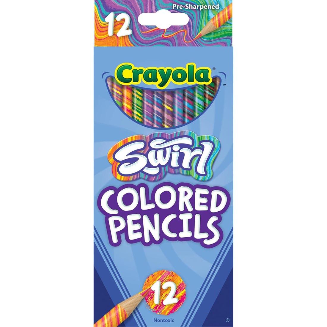 Crayola Swirl Colored Pencils 12-Count Set