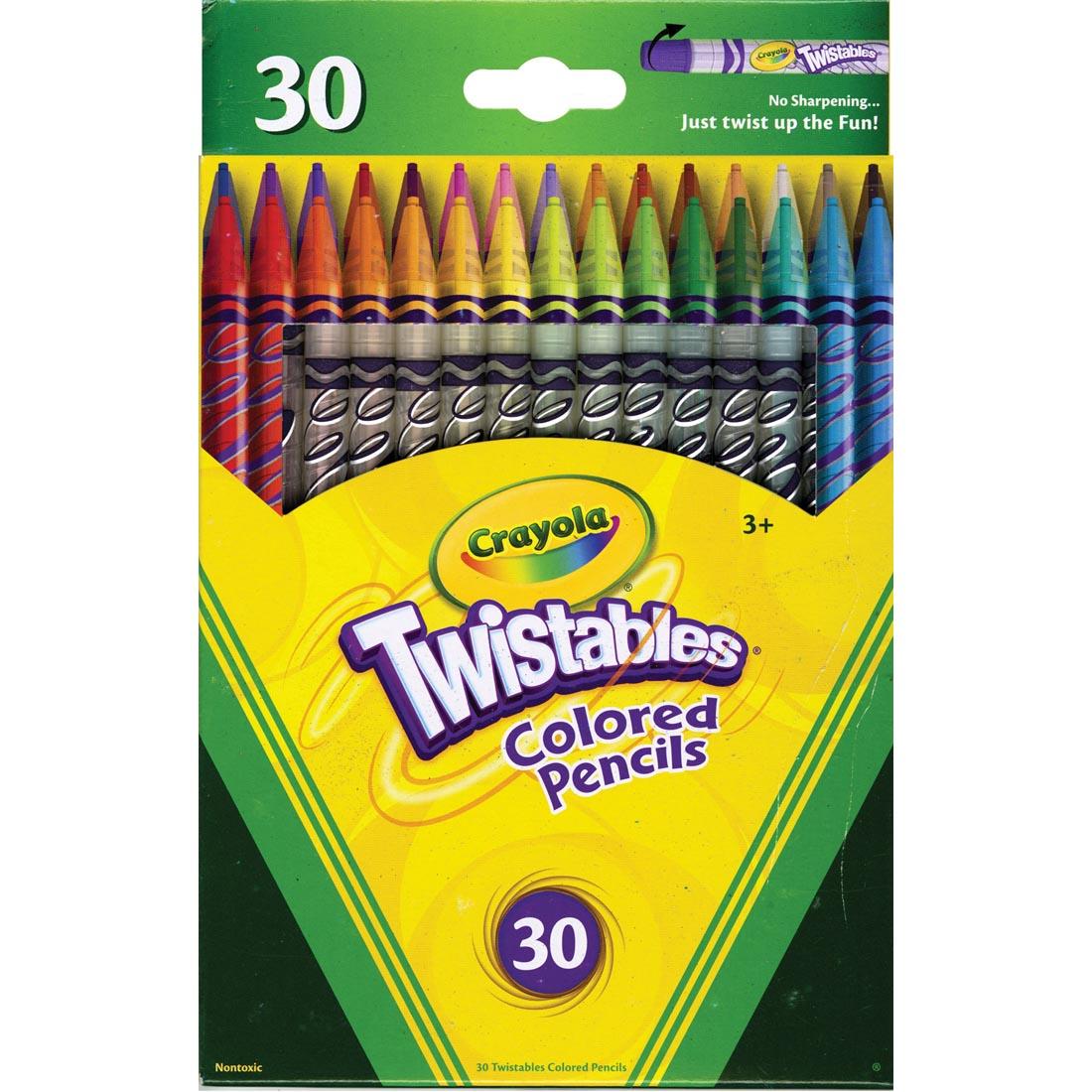 Crayola Twistables Colored Pencils 30-Color Set