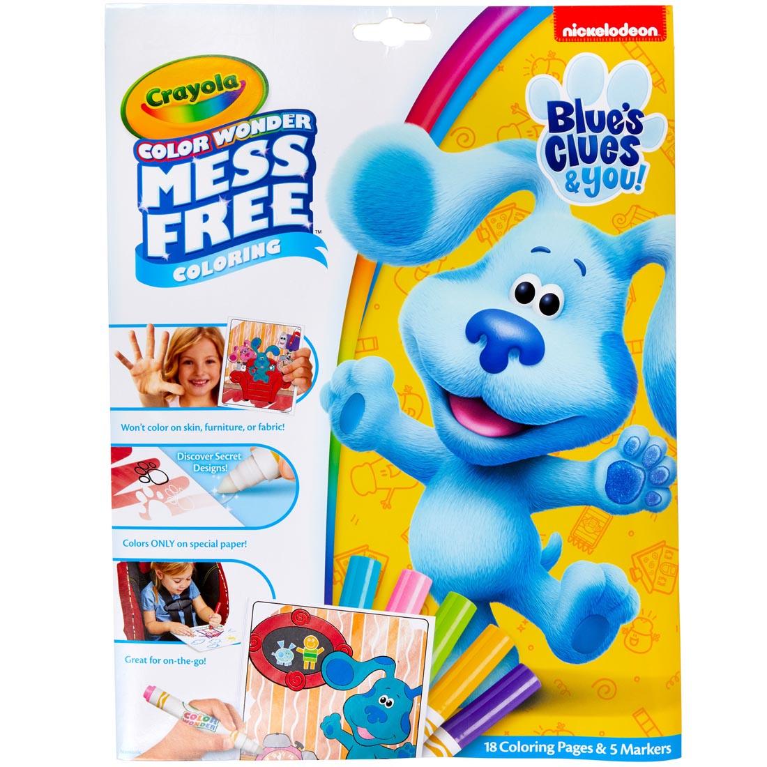 Package of Crayola Color Wonder Mess Free Blue's Clues & You Coloring Set