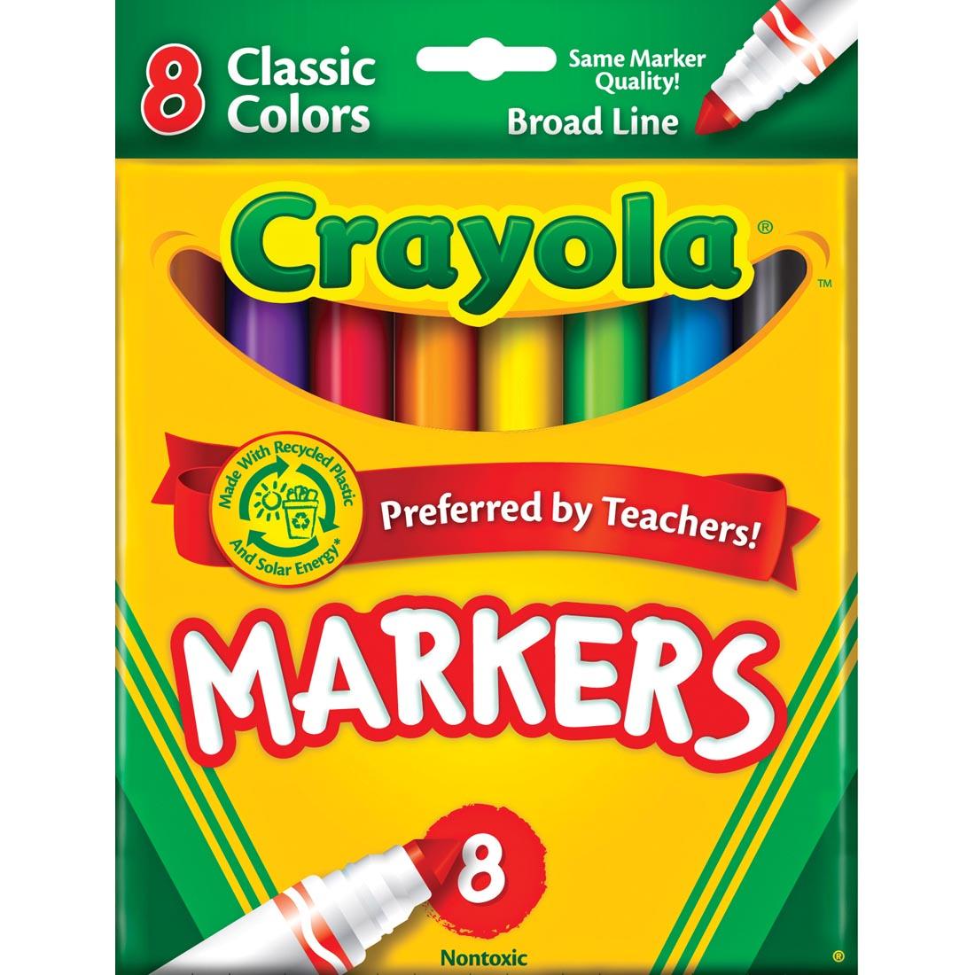 Crayola Broad Line Markers 8-Color Set