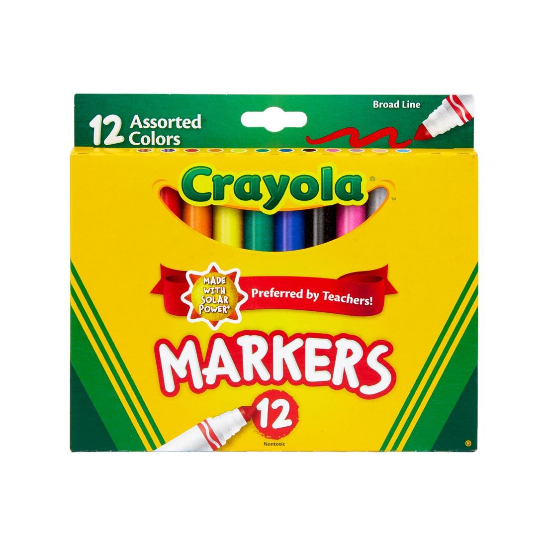 Crayola Broad Line Markers 12-Color Set