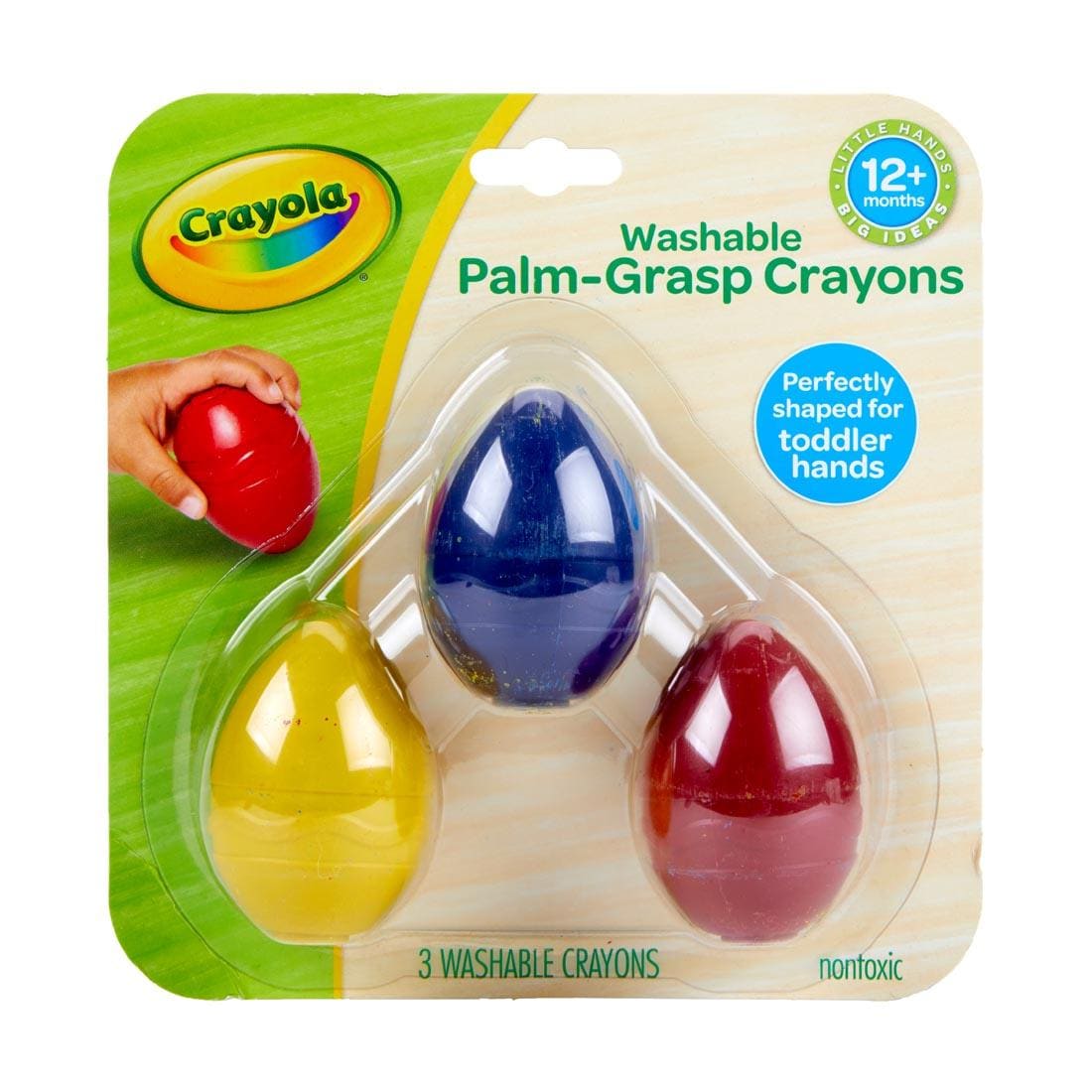 Crayola Washable Palm-Grasp Crayons