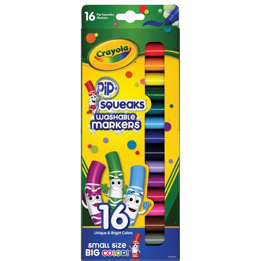 Crayola 16-Count Pip-Squeaks Washable Markers