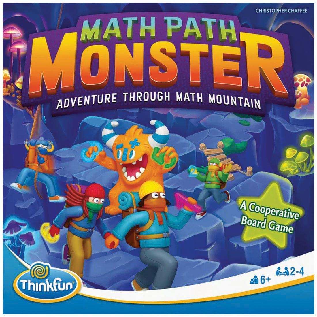 front of package for Math Path Monster Game