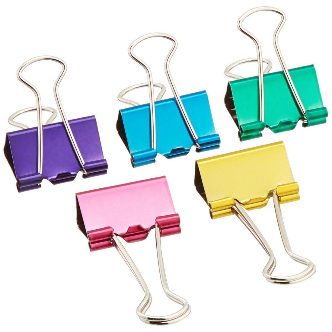 Binder Clips in Metallic Colors