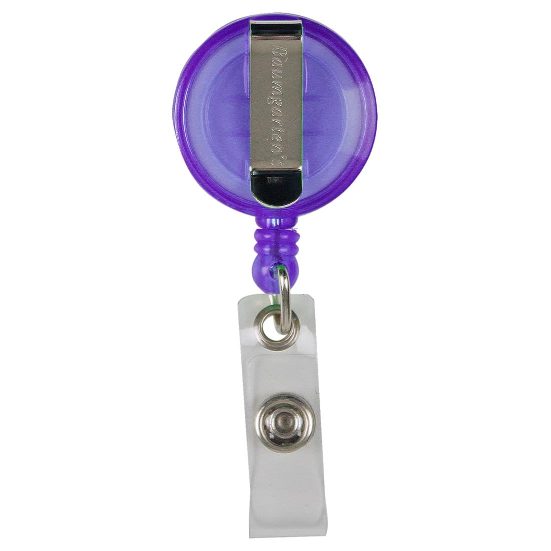 Translucent Purple ID Card Reel