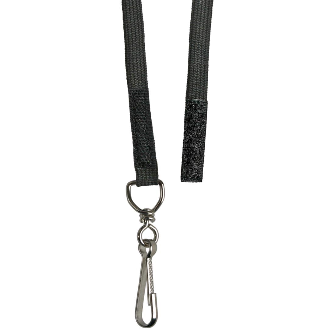 Black Safety Lanyard with velcro