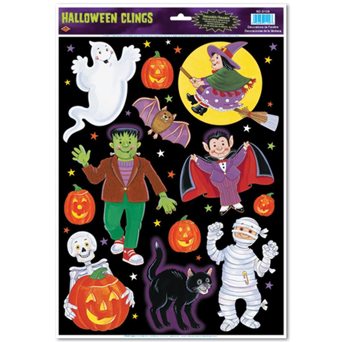 Halloween Character Window Clings