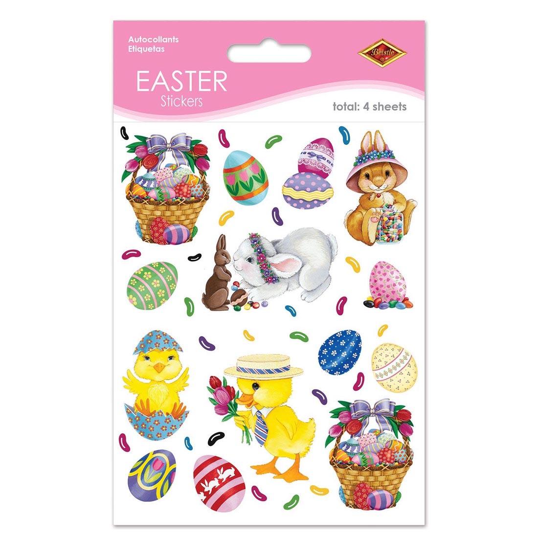 Easter Basket & Friends Stickers By Beistle Company