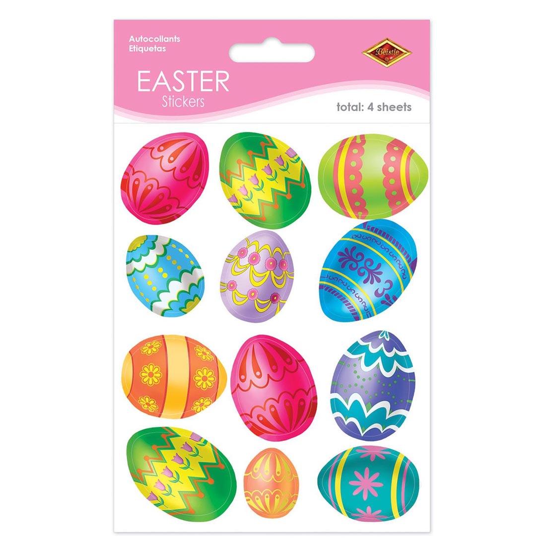 Easter Egg Stickers By Beistle Company