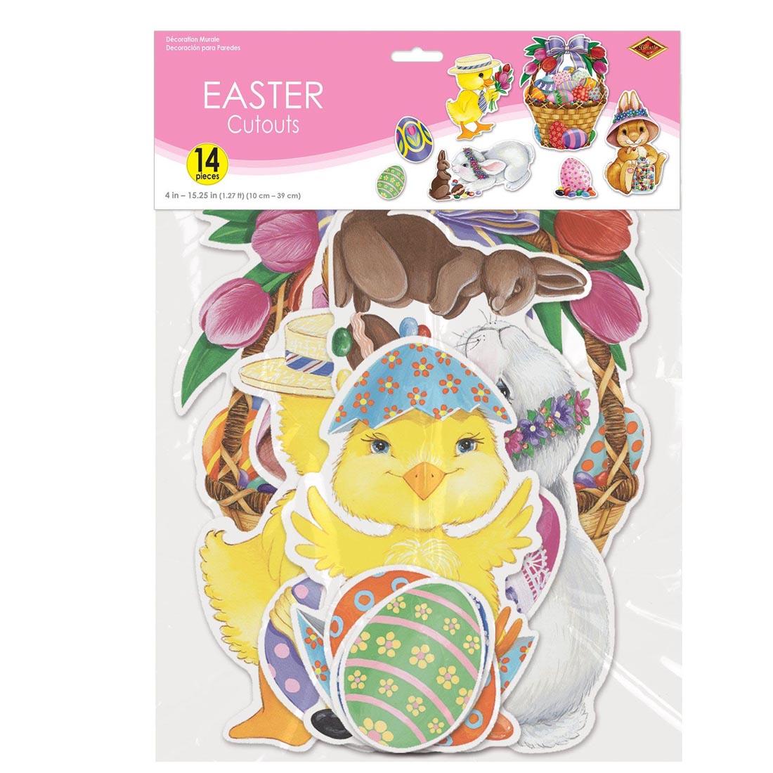 Easter Basket & Friends Cut-Outs By Beistle Company in package